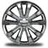 19-Inch x 7.5-Inch Polished Aluminum Wheels