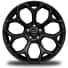 19-Inch x 7.5-Inch Black Noise Painted Wheels