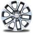 18" x 7.5" Polished Alum Wheels w/Gray Painted Pkts