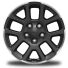 18-Inch x 7.5-Inch Granite Crystal Aluminum Wheels