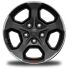 17-Inch x 7.5-Inch Granite Crystal Aluminum Wheels