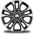 20-Inch x 8.5-Inch Machined Face Aluminum Wheels