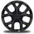 18-Inch x 8.0-Inch Gloss-Black Painted Alum Wheels