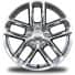 18-Inch x 8.0-Inch Fully-Painted Aluminum Wheels