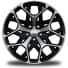 21-Inch x 9.0-Inch Machined Face/Painted Alum Whls