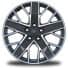 20-Inch x 8.0-Inch Machined/Painted Gray Wheels