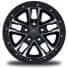 17-Inch x 8.0-Inch Machined Wheels w/ Black Pockets