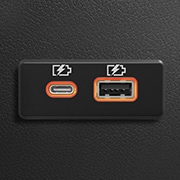 Rear USB-PD Charging Ports