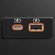 Rear USB-PD Charging Ports