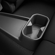 Rear Cup Holders and Stash Tray