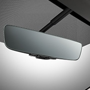 Frameless Rearview Mirror w/ Universal Remote