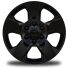 18-Inch x 8.0-Inch Black Painted Aluminum Wheels