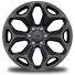 22-Inch x 9.0-Inch Black Aluminum Wheels