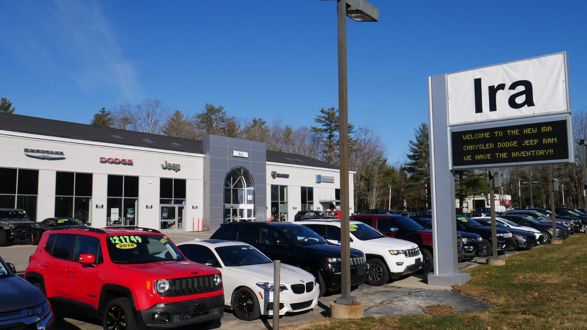 Ira Chrysler Dodge Jeep Ram Auto Dealership Saco, Maine