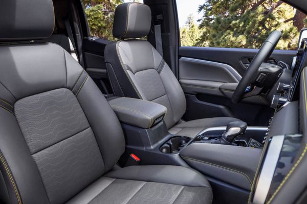 Main interior view of the car