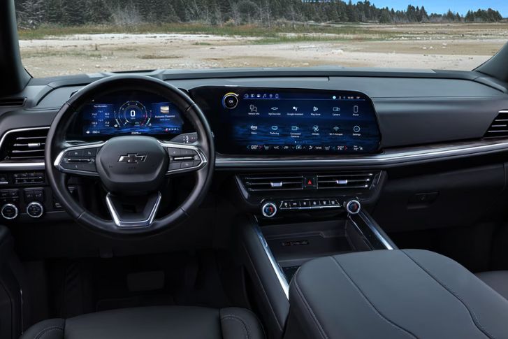 Main interior view of the car