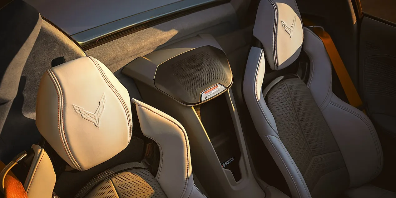 Main interior view of the car