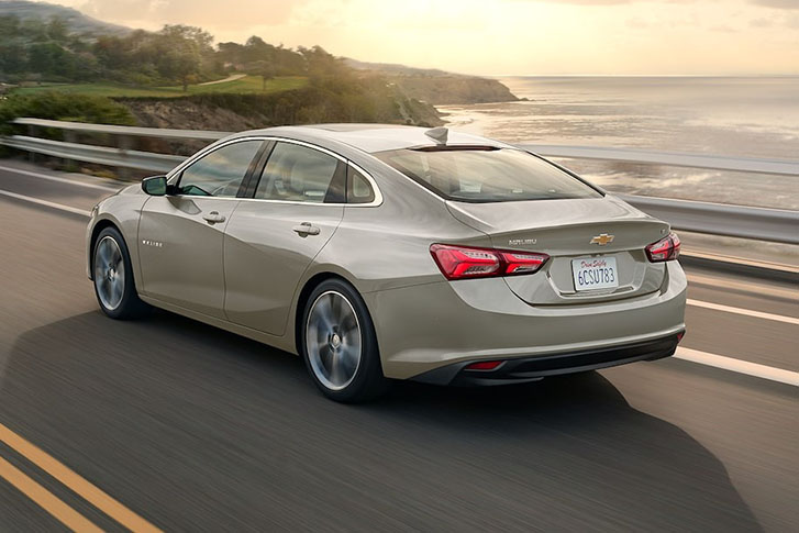 Exterior view of the car