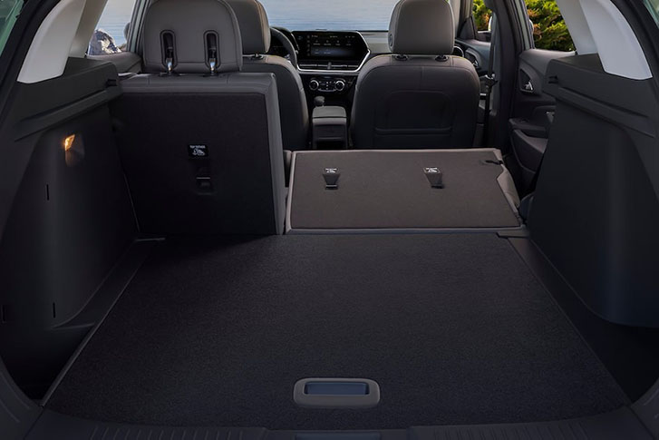 Main interior view of the car