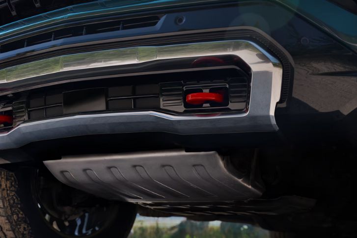 Exterior view of the car