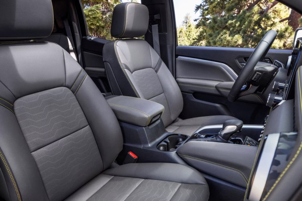 Main interior view of the car