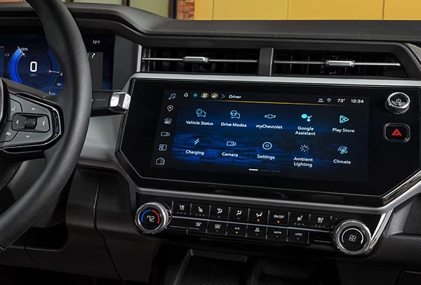 interior view of the car