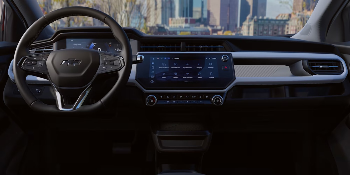 interior view of the car