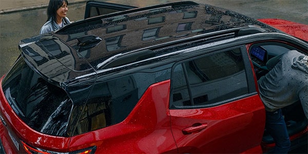 Exterior view of the car