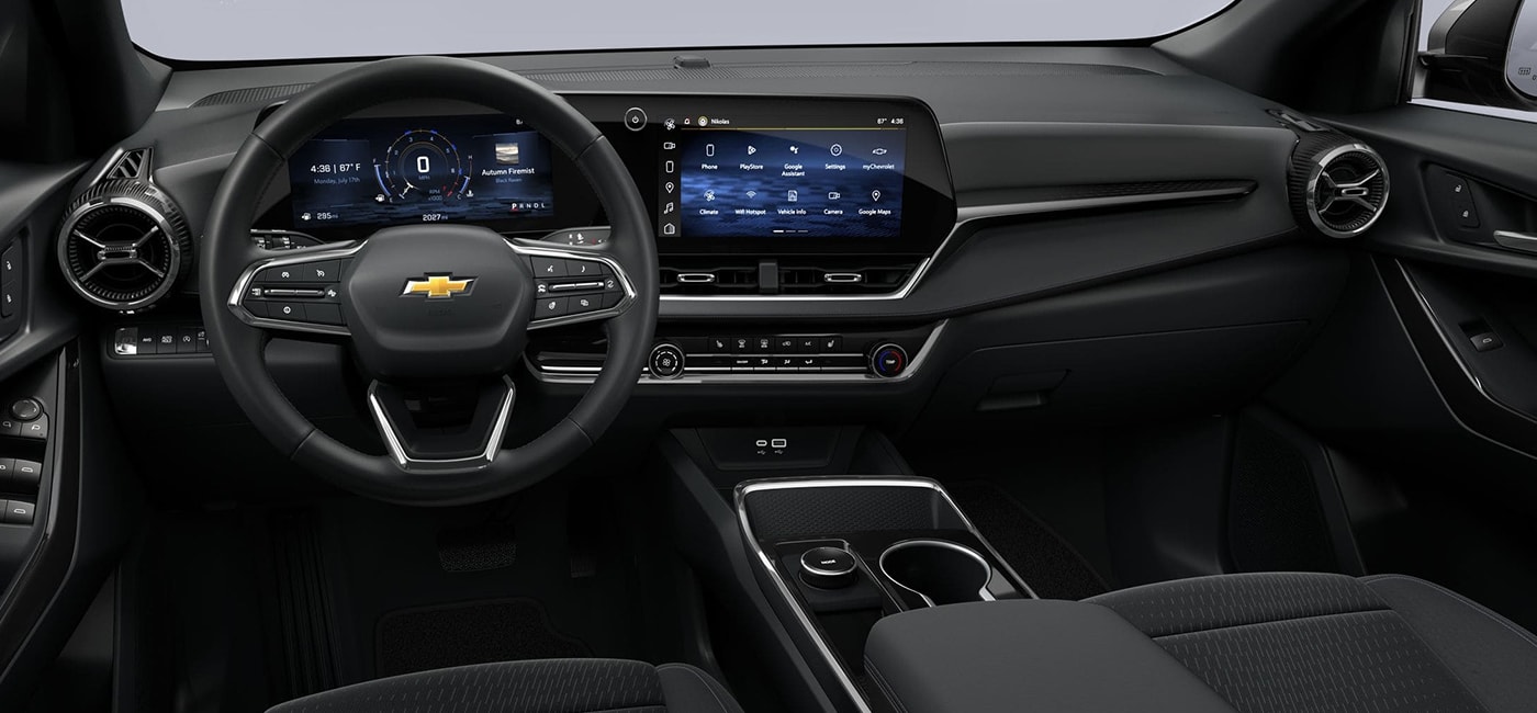 interior view of the car