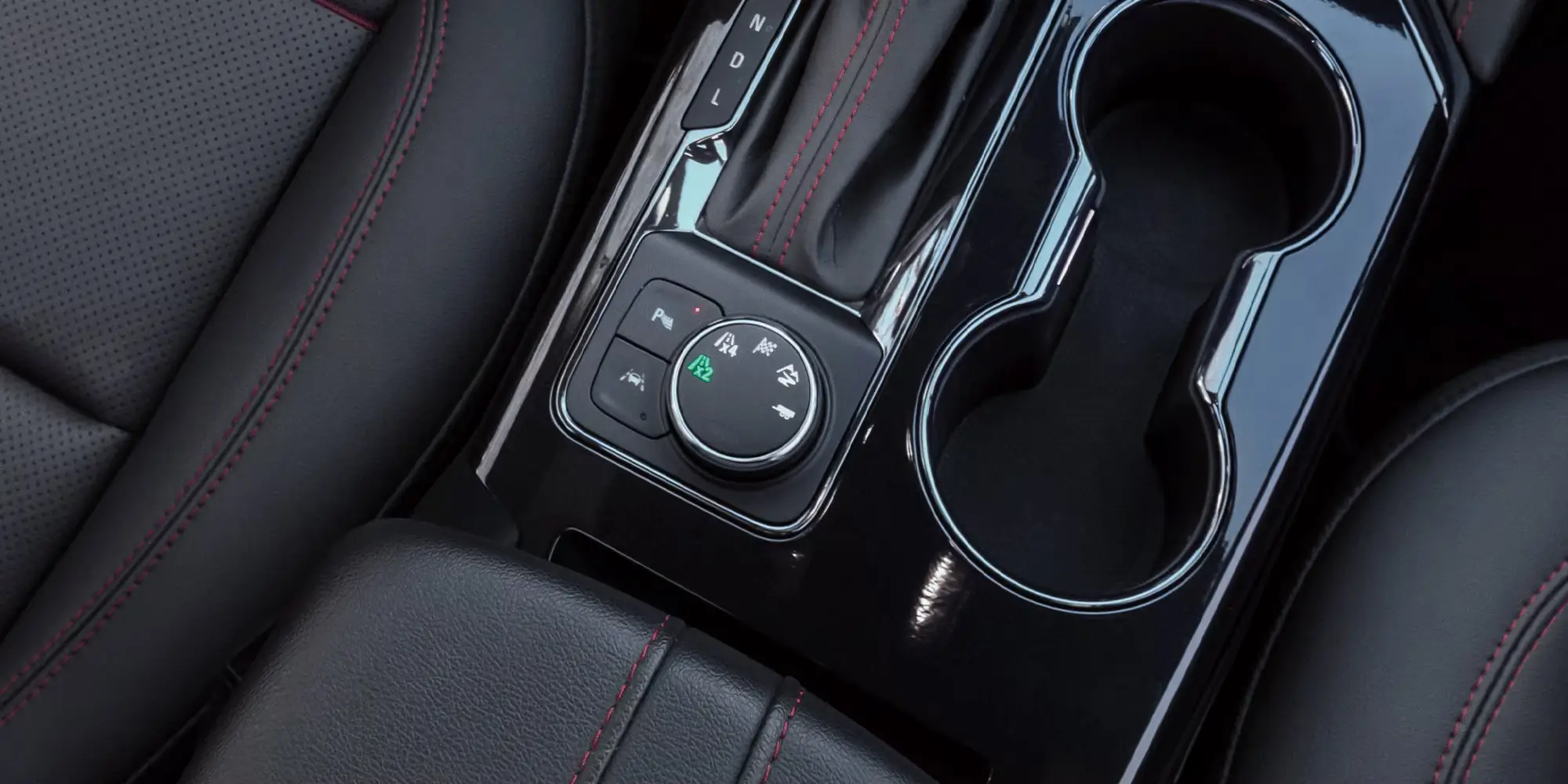 Main interior view of the car