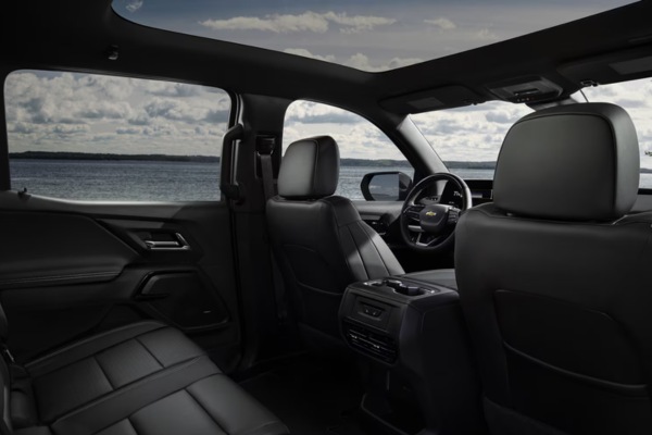 Main interior view of the car