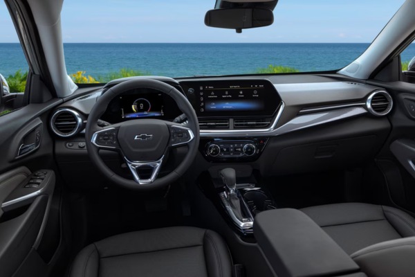 Main interior view of the car