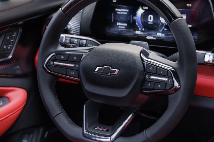 Main interior view of the car